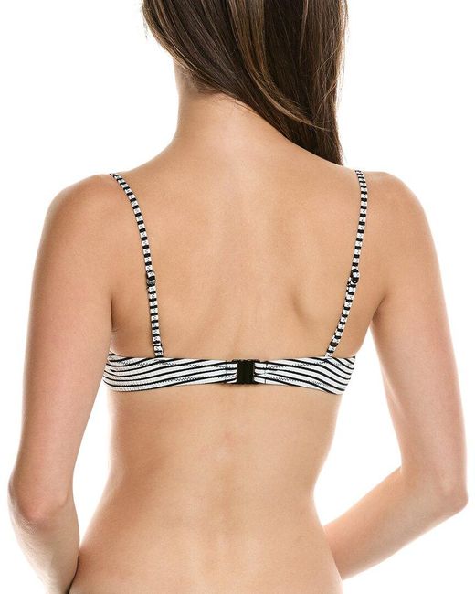 Solid & Striped Blue X Sofia Richie Grainge The Miranda Bikini Top