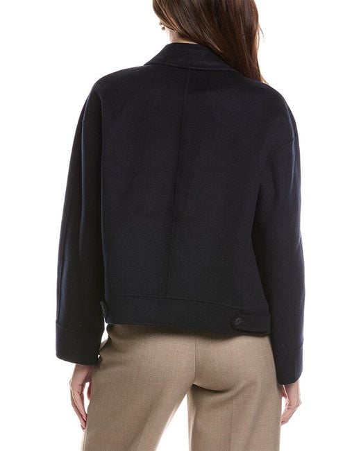 Max Mara Black Fiero Wool-Blend Jacket
