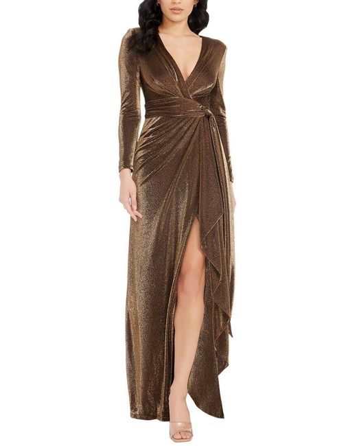 Dress the Population Brown Shania Mermaid Gown
