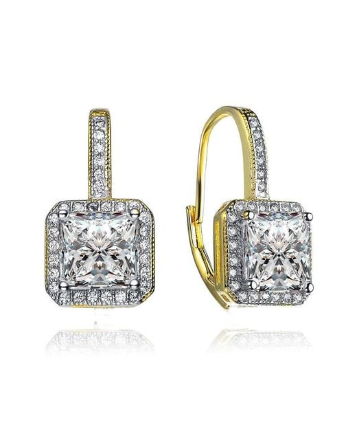 Rachel Glauber Metallic 14K Plated Earrings