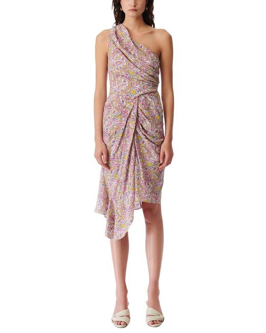 IRO Multicolor Tabea Asymmetrical Print Dress