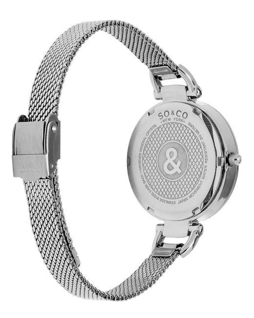 SO & CO Gray Soho Watch