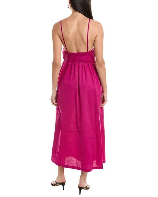 Alpha Studio Pink Midi Dress