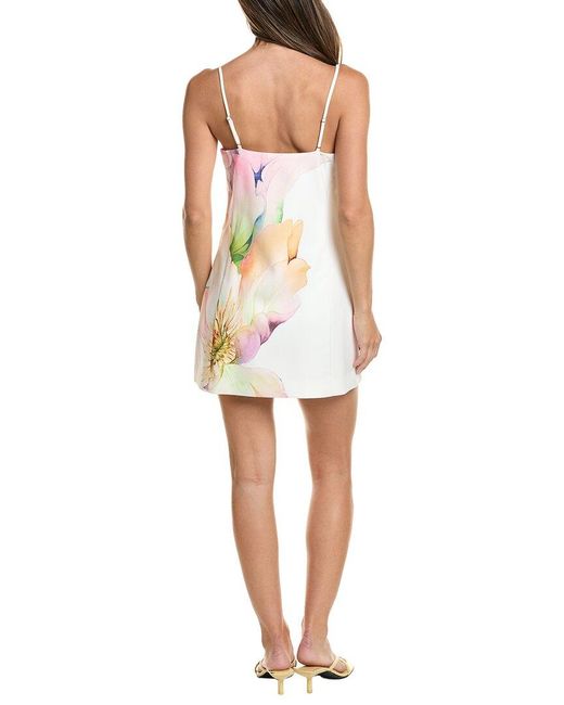 Toccin White Rowyn Mini Shift Dress