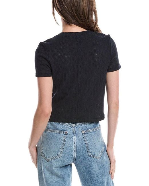 Rag & Bone Black Kiki Top