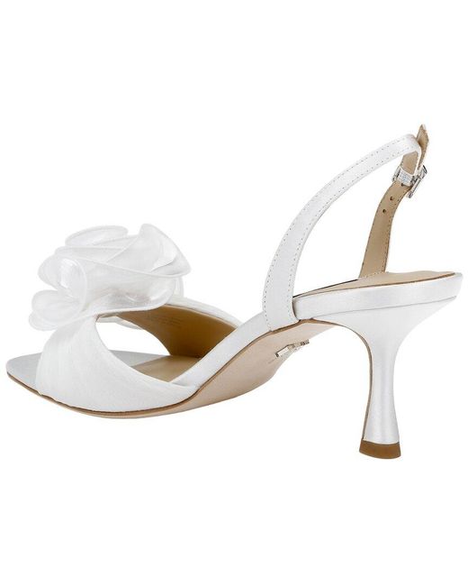 Badgley Mischka White Dora Sandal