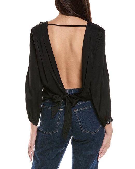 Ba&sh Black Jenny Top