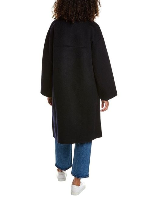 Vanessa Bruno Pavel Woolblend Coat in Black Lyst