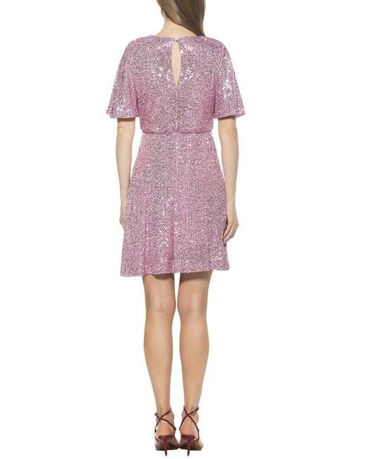 Alexia Admor Pink Oakless A-Line Dress