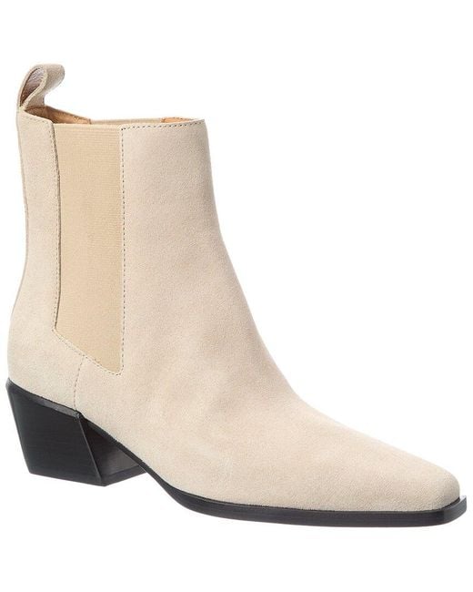 Rag & Bone Natural Joni Suede Chelsea Boot