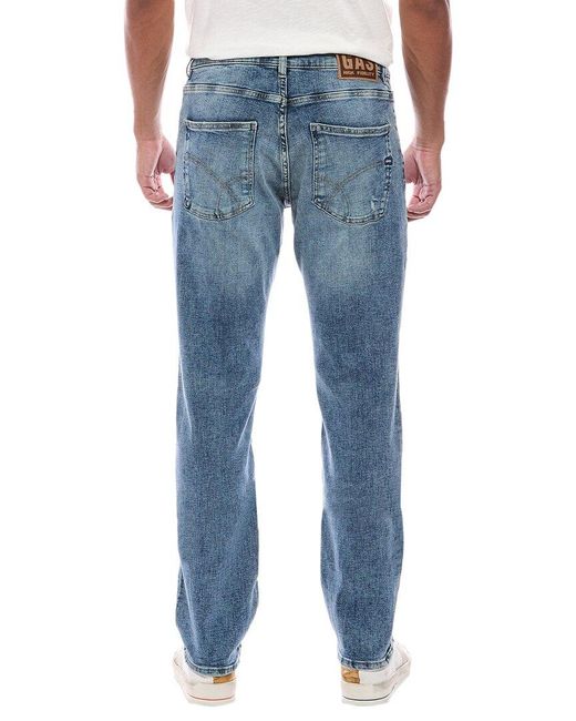 Gas Blue Medium Wash Jean for men
