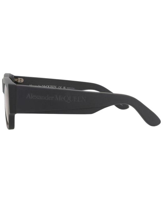 Alexander McQueen Gray Am0393S 55Mm Sunglasses for men