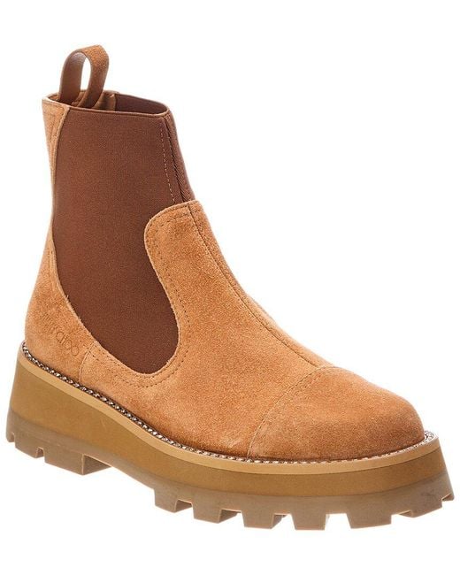 Jimmy Choo Brown Clayton Suede Boot