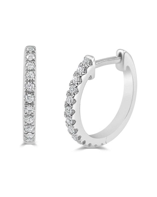 Sabrina Designs White 14k 0.10 Ct. Tw. Diamond Earrings