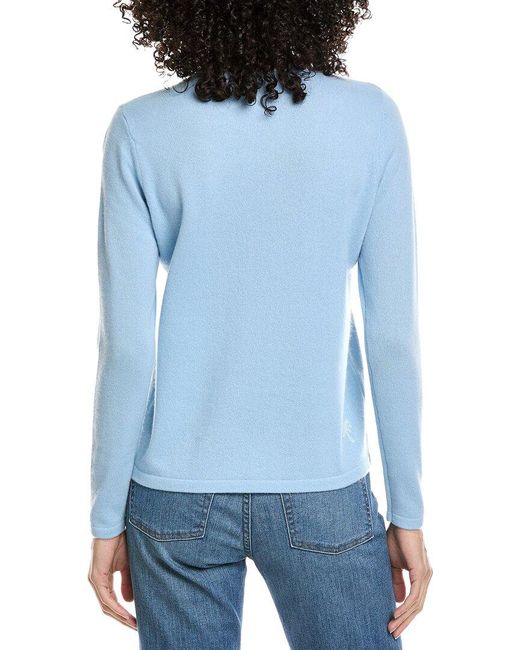 J.McLaughlin Blue Shield Cashmere Sweater
