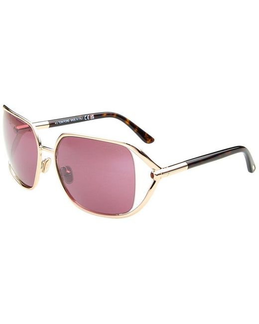 Tom Ford Pink Marta 60Mm Sunglasses