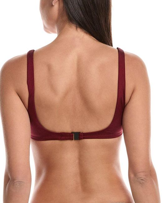 Onia Red Danica Bikini Top