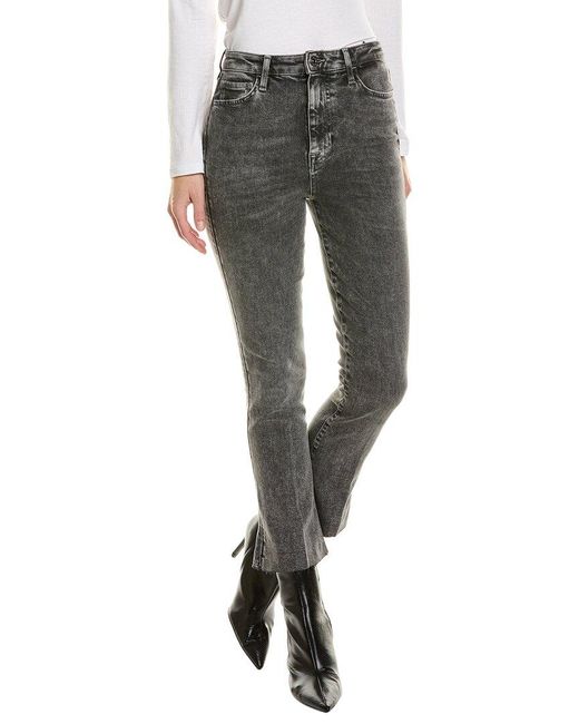 7 For All Mankind Gray Ultimate Ultra High-rise Skinny Kick Jean