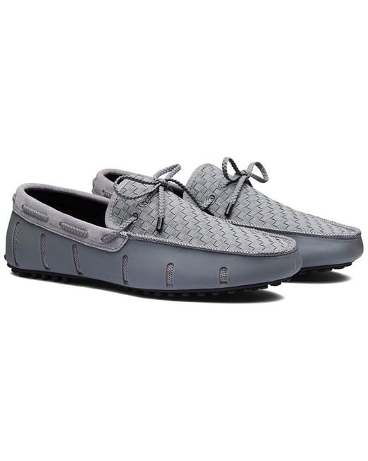 Swims White The Woven Driver Loafer for men