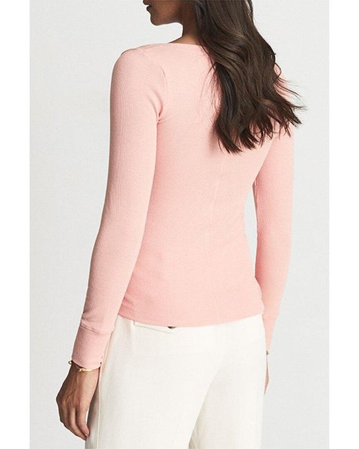 Reiss Pink Carly Top