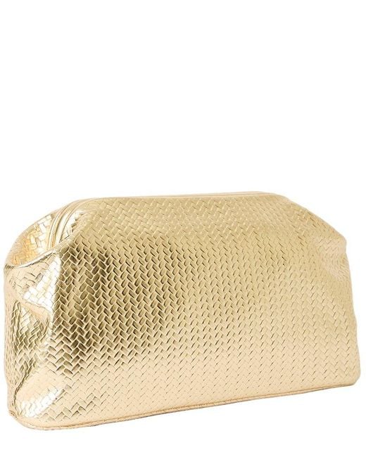 B-Low The Belt Natural Ella Clutch Leather Clutch