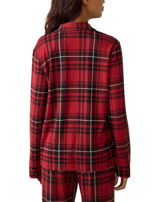 Faherty Brand Red Legend Sweater Camp Shirt