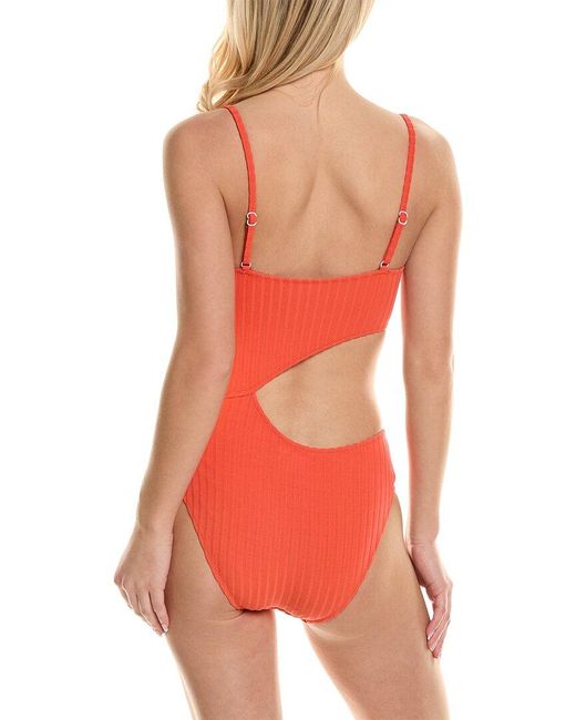 Solid & Striped Red The Cameron One-piece