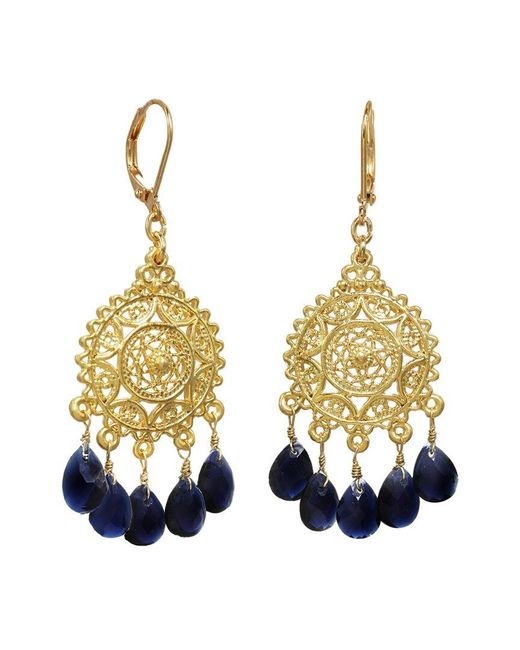 Rachel Reinhardt Jewelry Metallic Drop Earrings