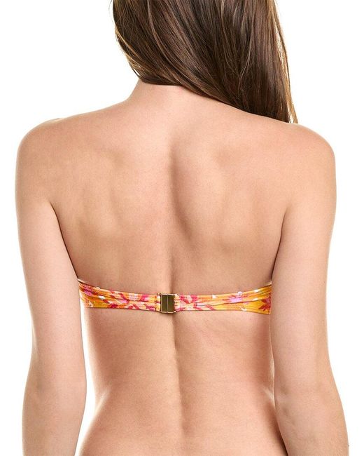 ViX Orange Lowana Mustard Knot Bandeau Top