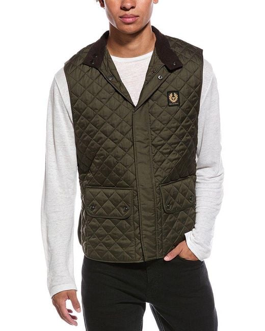 Belstaff Men's Green Icon Gilet