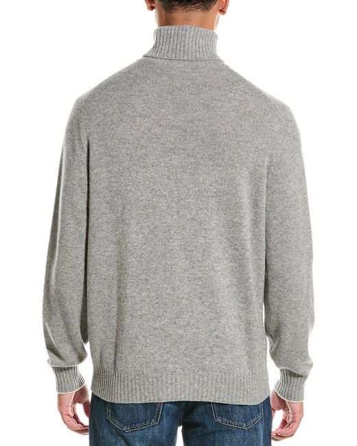 Brunello Cucinelli Gray Cashmere Sweater for men