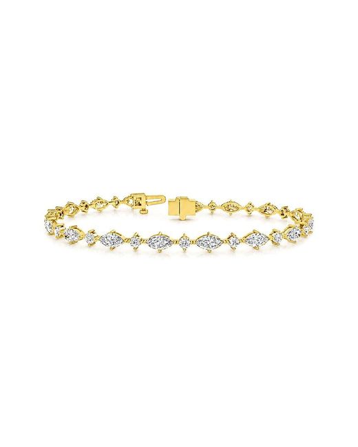 Lab Grown Diamonds White 14K 5.62 Ct. Tw. Lab-Grown Diamond Tennis Bracelet