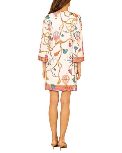 Hale Bob White Giuliana Mini Dress