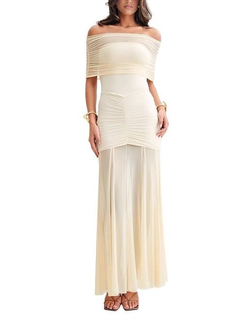 Amanda Royal Natural Maxi Dress