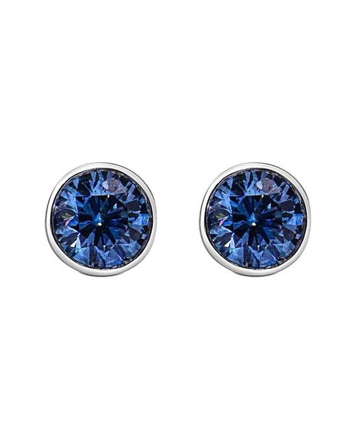 Haus of Brilliance Blue 14K 1.00 Ct. Tw. Lab-Grown Diamond Stud Earrings