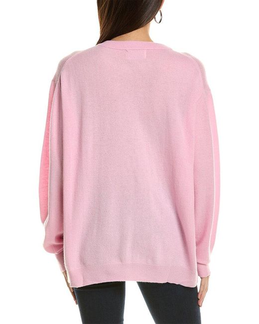 Auguste Pink Zoya Wool & Cashmere-blend Sweater