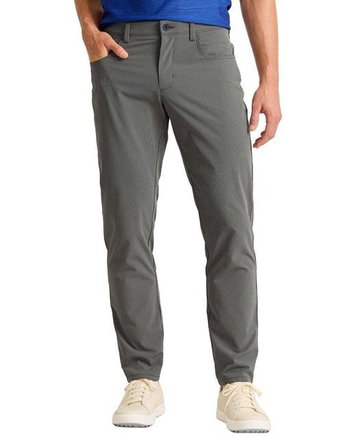 Tommy Bahama Gray Barbados Pro Caddie Check Pant for men