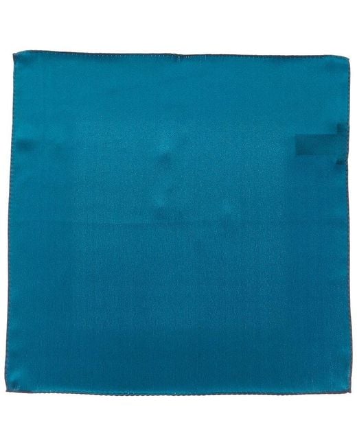 Dolce & Gabbana Blue Silk Pocket Square for men