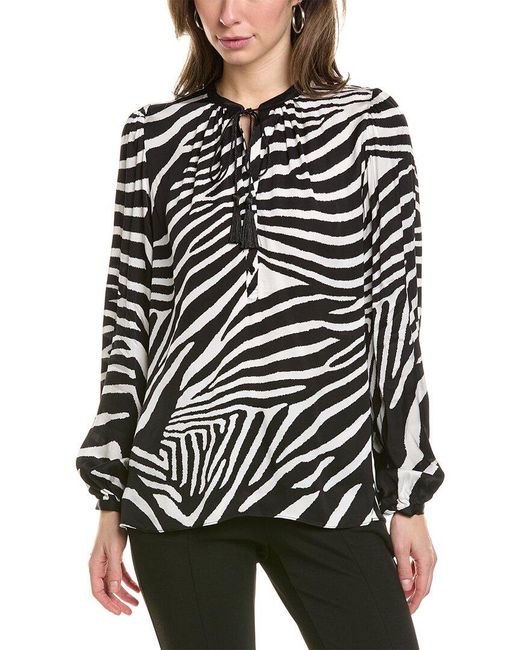 The Kooples Black Zebra Shirt