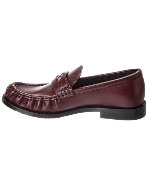Burberry Brown Cadet Leather Loafer