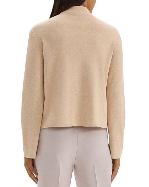 Theory Natural Funnel Neck Pullover