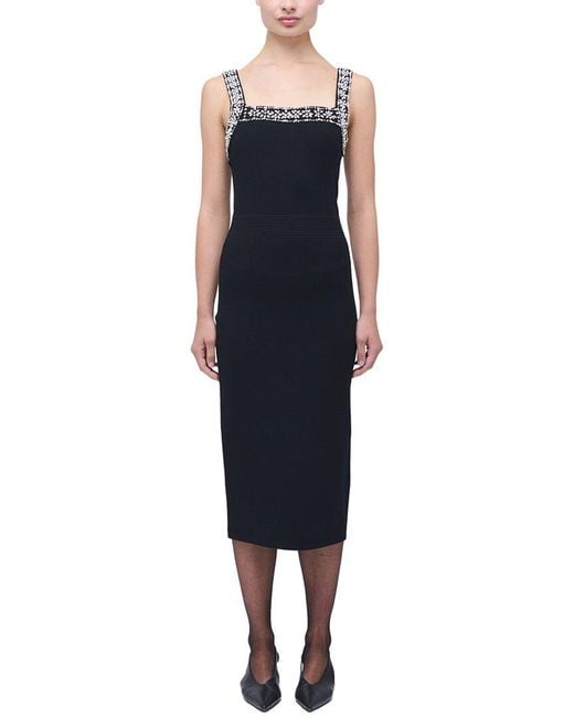 Jonathan Simkhai Blue Maude Midi Dress