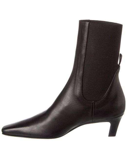 Totême Brown Leather Bootie