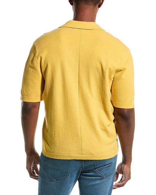 Rag & Bone Yellow Johnny Polo Shirt for men