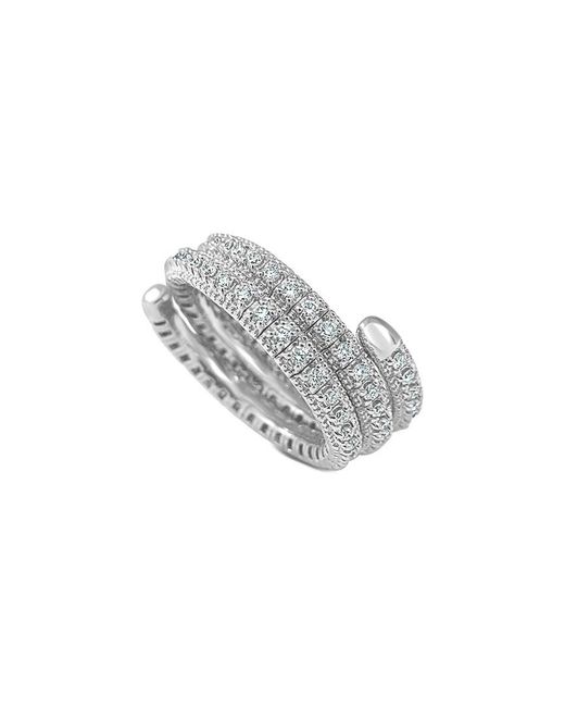 Sabrina Designs White 14K 0.87 Ct. Tw. Diamond Flexible Ring