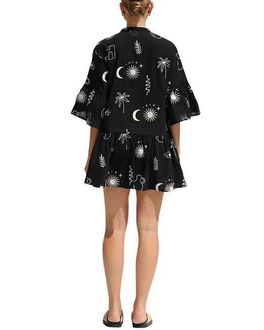 CAMILA BLANCO Black Mini Dress