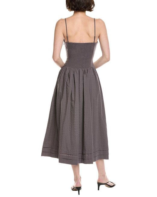 Rag & Bone Purple Pricilla Midi Dress