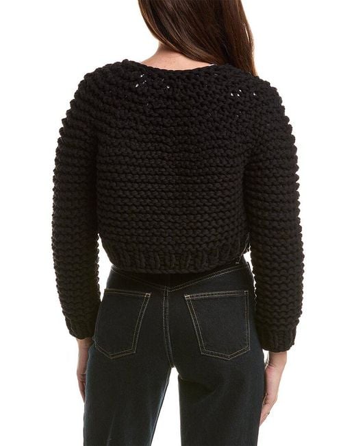 FRAME Black Frame The Bubble Cardigan