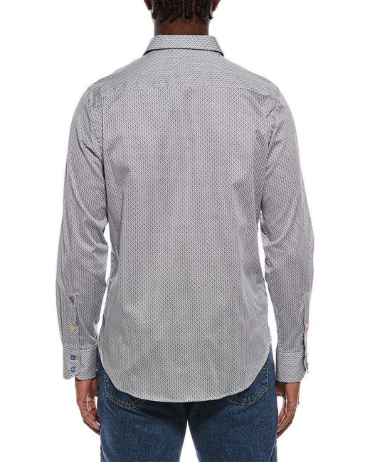 Robert Graham Blue Caveda Woven Shirt for men