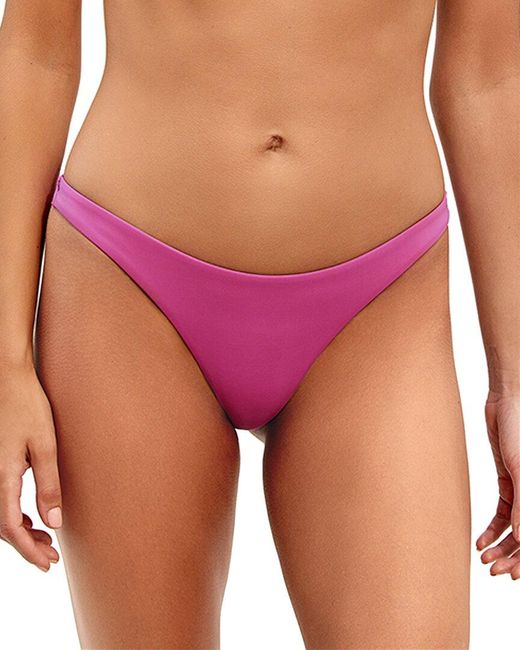ViX Purple Bio Basic Bottom Cheeky Bikini Bottom